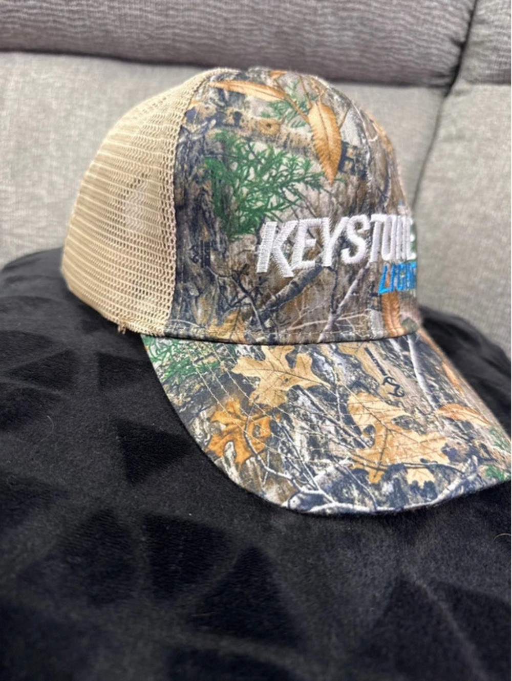 Keystone Light Camo Trucker Hat